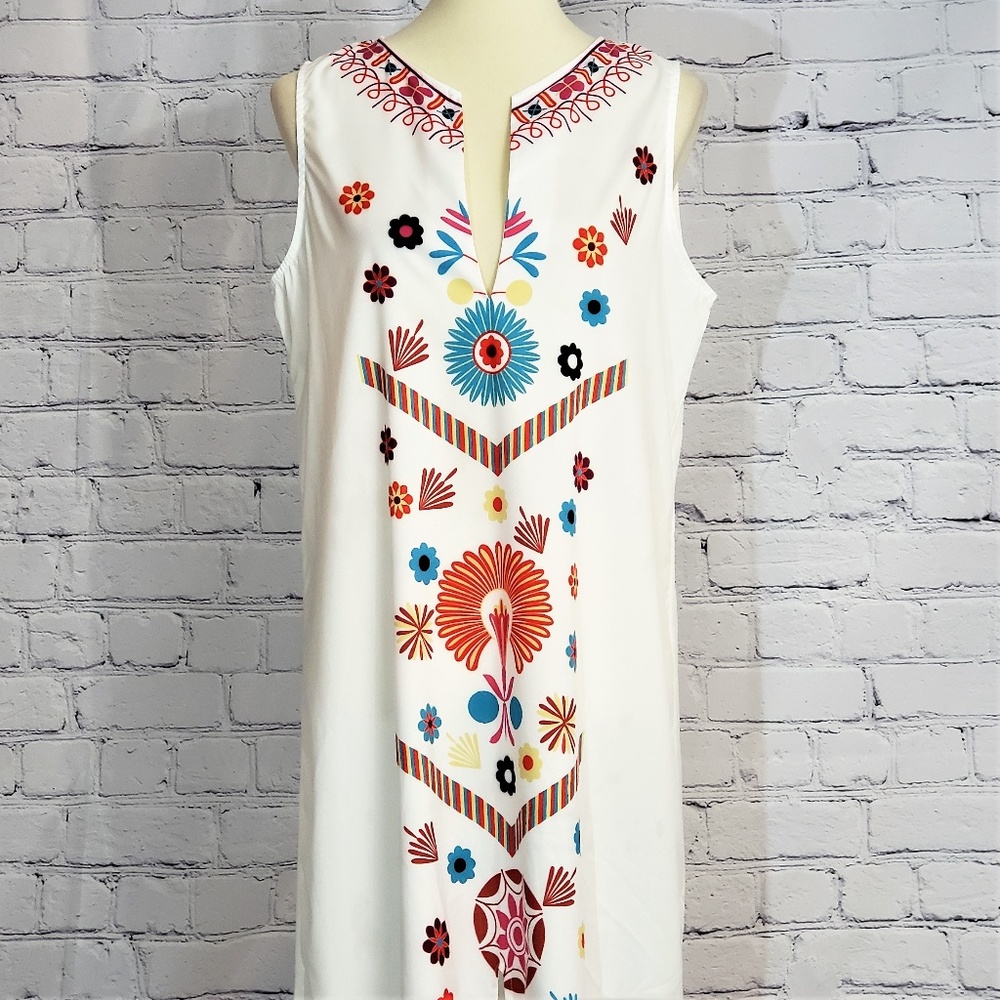 2 LEFT!  NWT GORGEOUS Ethnic Print Maxi - Picture 2 of 4